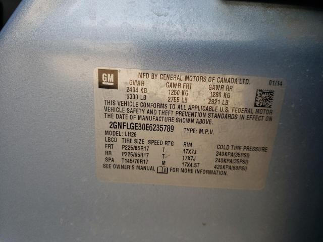 Photo 11 VIN: 2GNFLGE30E6235789 - CHEVROLET EQUINOX 