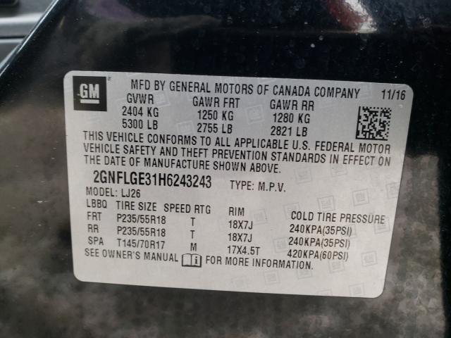 Photo 9 VIN: 2GNFLGE31H6243243 - CHEVROLET EQUINOX PR 