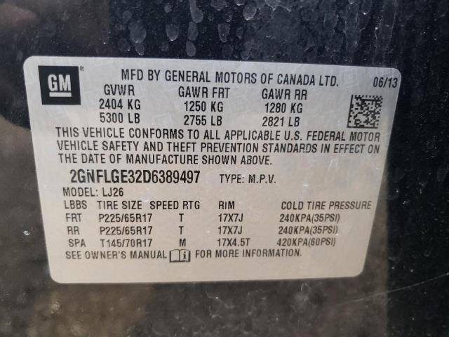 Photo 11 VIN: 2GNFLGE32D6389497 - CHEVROLET EQUINOX LT 