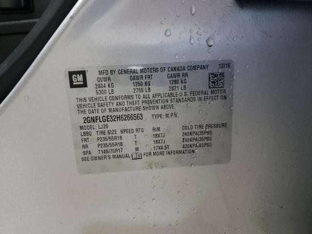 Photo 13 VIN: 2GNFLGE32H6266563 - CHEVROLET EQUINOX PR 