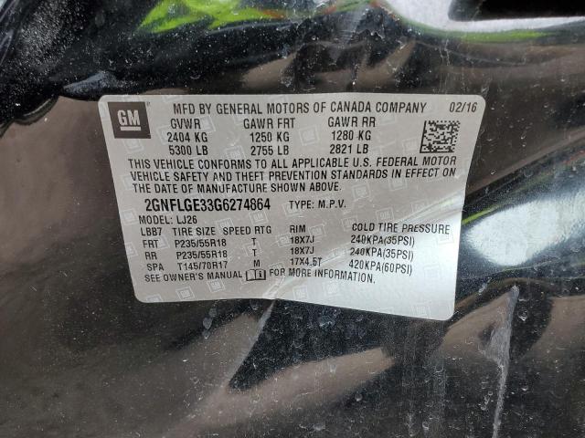 Photo 11 VIN: 2GNFLGE33G6274864 - CHEVROLET EQUINOX LT 