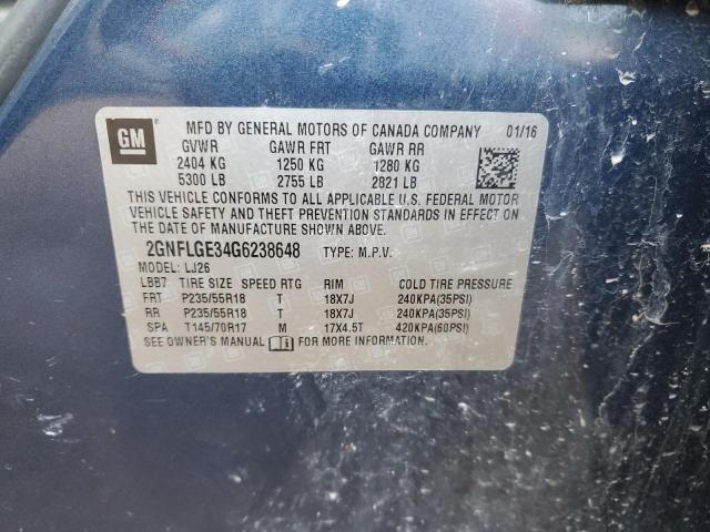 Photo 13 VIN: 2GNFLGE34G6238648 - CHEVROLET EQUINOX 