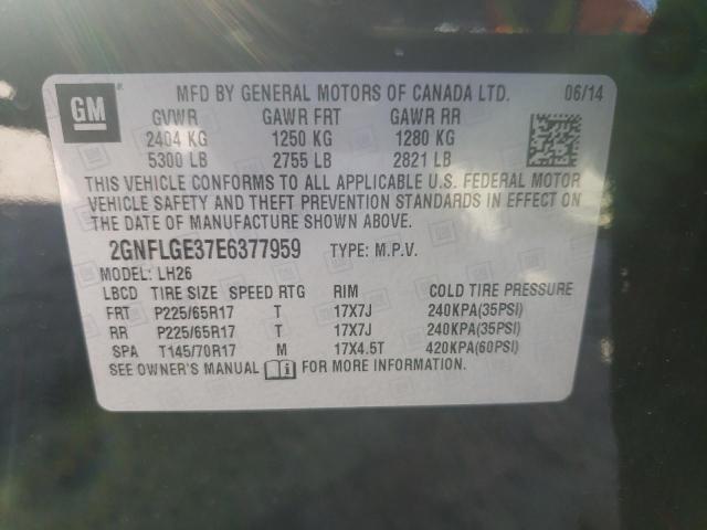 Photo 9 VIN: 2GNFLGE37E6377959 - CHEVROLET EQUINOX LT 