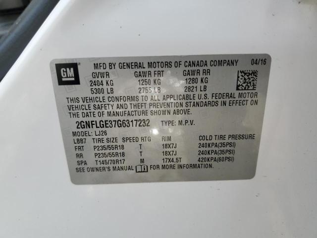 Photo 12 VIN: 2GNFLGE37G6317232 - CHEVROLET EQUINOX 