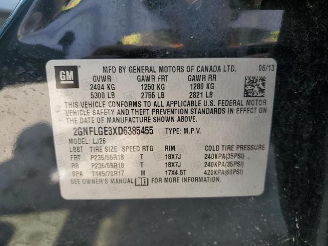 Photo 12 VIN: 2GNFLGE3XD6385455 - CHEVROLET EQUINOX 