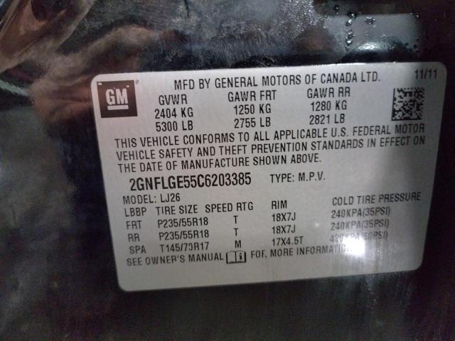 Photo 13 VIN: 2GNFLGE55C6203385 - CHEVROLET EQUINOX LT 