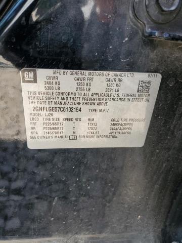 Photo 11 VIN: 2GNFLGE57C6102154 - CHEVROLET EQUINOX 