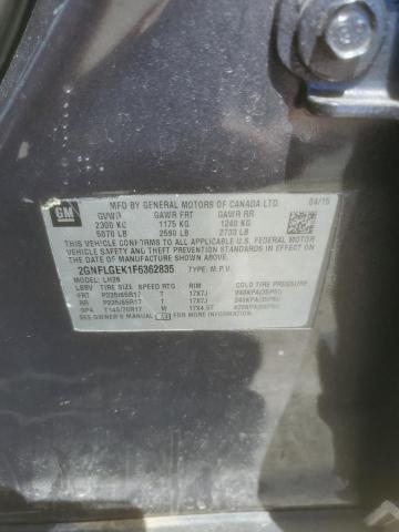 Photo 12 VIN: 2GNFLGEK1F6362835 - CHEVROLET EQUINOX 