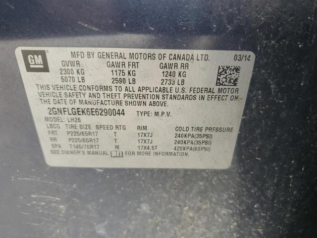 Photo 12 VIN: 2GNFLGEK6E6290044 - CHEVROLET EQUINOX 