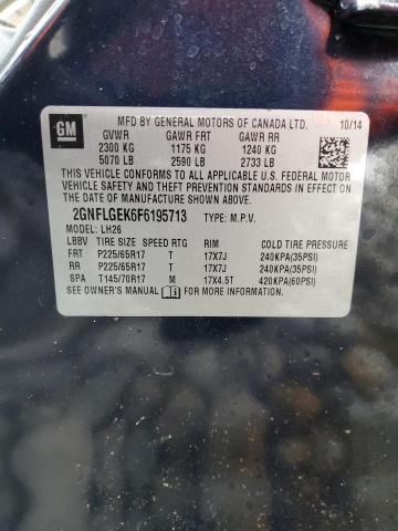 Photo 13 VIN: 2GNFLGEK6F6195713 - CHEVROLET EQUINOX 