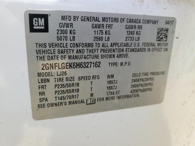 Photo 11 VIN: 2GNFLGEK6H6327162 - CHEVROLET EQUINOX PR 