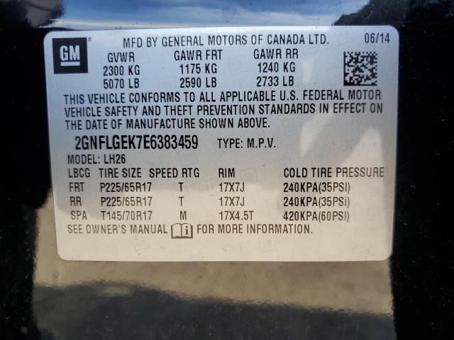 Photo 12 VIN: 2GNFLGEK7E6383459 - CHEVROLET EQUINOX 