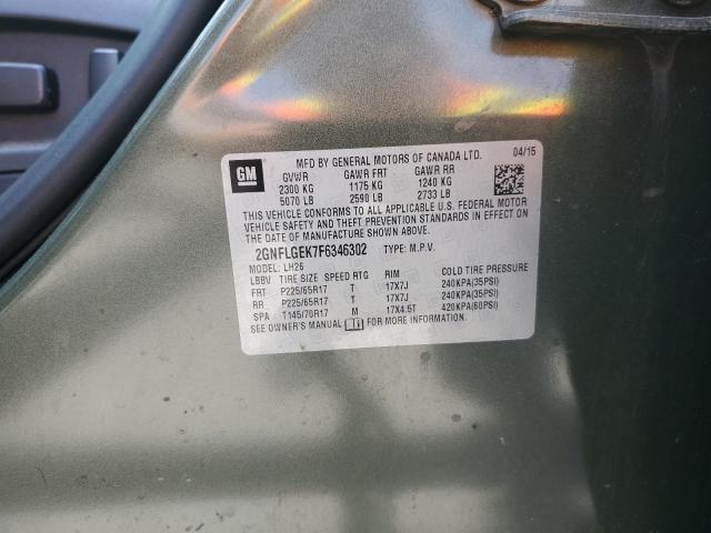 Photo 13 VIN: 2GNFLGEK7F6346302 - CHEVROLET EQUINOX 