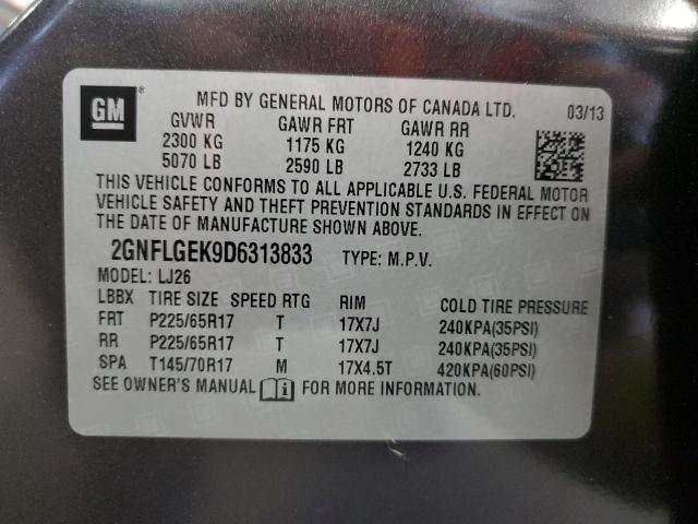 Photo 12 VIN: 2GNFLGEK9D6313833 - CHEVROLET EQUINOX 