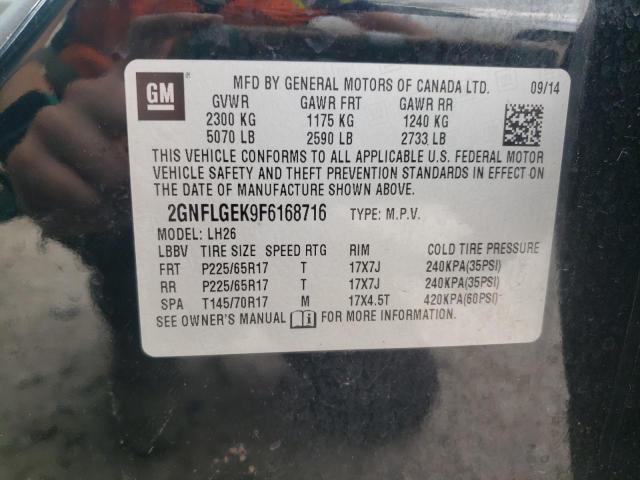 Photo 12 VIN: 2GNFLGEK9F6168716 - CHEVROLET EQUINOX 