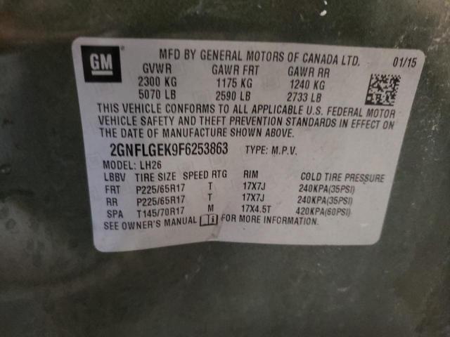 Photo 11 VIN: 2GNFLGEK9F6253863 - CHEVROLET EQUINOX 