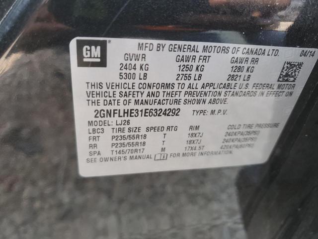 Photo 11 VIN: 2GNFLHE31E6324292 - CHEVROLET EQUINOX LT 