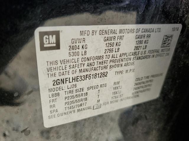 Photo 11 VIN: 2GNFLHE33F6181282 - CHEVROLET EQUINOX LT 