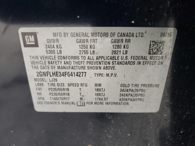 Photo 12 VIN: 2GNFLHE34F6414277 - CHEVROLET EQUINOX LT 