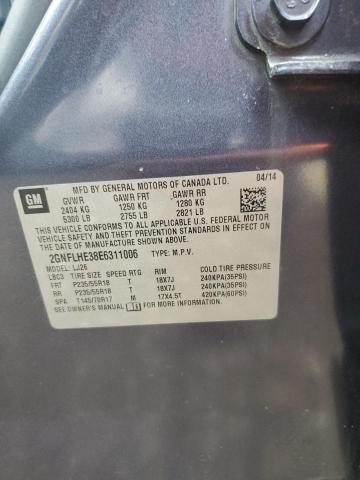 Photo 12 VIN: 2GNFLHE38E6311006 - CHEVROLET EQUINOX LT 