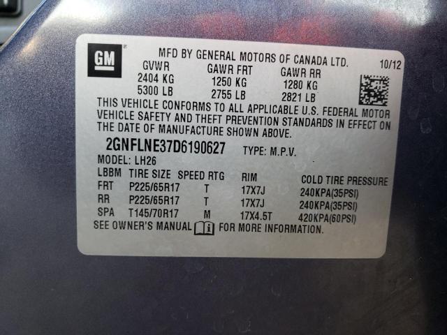 Photo 13 VIN: 2GNFLNE37D6190627 - CHEVROLET EQUINOX 