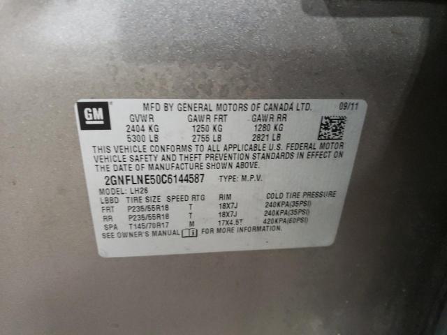 Photo 13 VIN: 2GNFLNE50C6144587 - CHEVROLET EQUINOX LT 