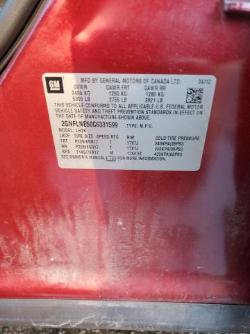 Photo 11 VIN: 2GNFLNE50C6331599 - CHEVROLET EQUINOX LT 