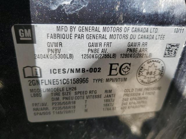 Photo 12 VIN: 2GNFLNE51C6158966 - CHEVROLET EQUINOX 