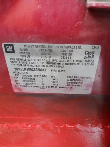 Photo 11 VIN: 2GNFLNE59C6288011 - CHEVROLET EQUINOX 