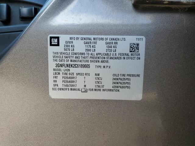 Photo 12 VIN: 2GNFLNEK2C6189665 - CHEVROLET EQUINOX LT 