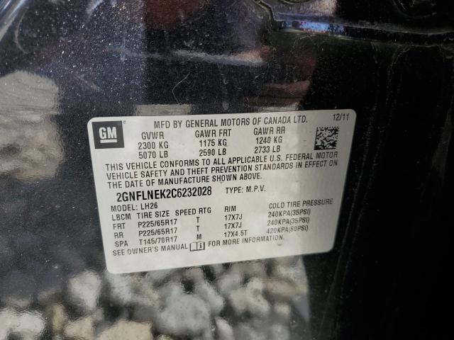 Photo 11 VIN: 2GNFLNEK2C6232028 - CHEVROLET EQUINOX 