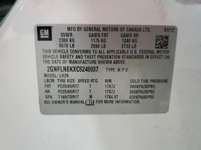 Photo 11 VIN: 2GNFLNEKXC6246937 - CHEVROLET EQUINOX 