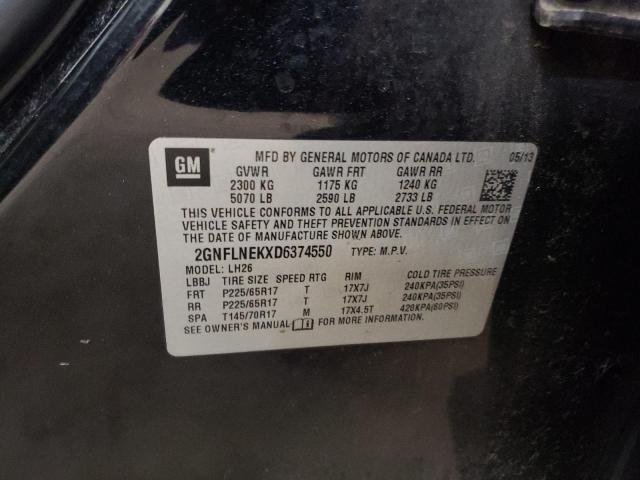 Photo 12 VIN: 2GNFLNEKXD6374550 - CHEVROLET EQUINOX LT 