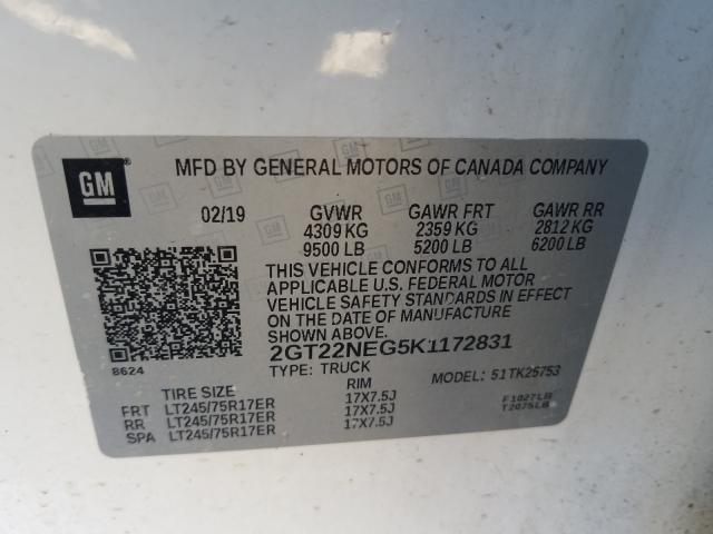 Photo 9 VIN: 2GT22NEG5K1172831 - GMC SIERRA K25 