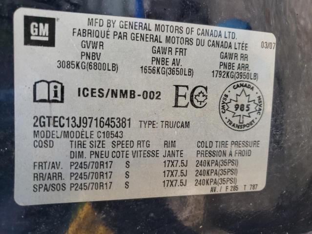 Photo 11 VIN: 2GTEC13J971645381 - GMC SIERRA 