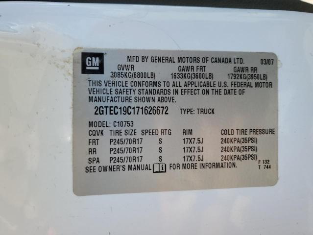 Photo 11 VIN: 2GTEC19C171626672 - GMC SIERRA 