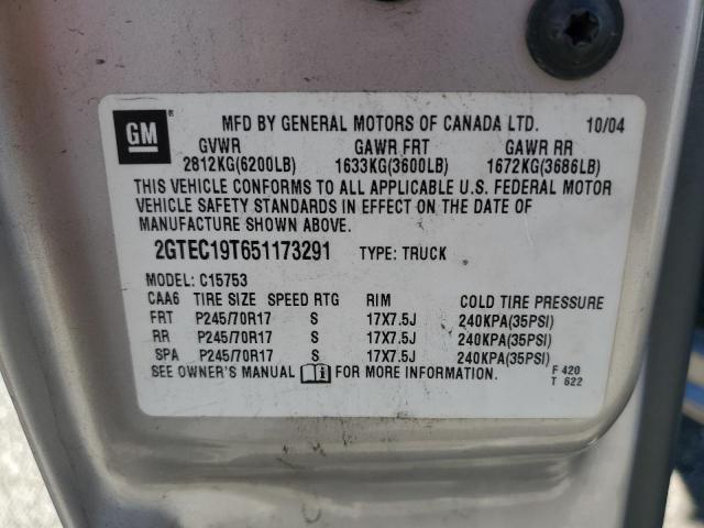 Photo 11 VIN: 2GTEC19T651173291 - GMC SIERRA 