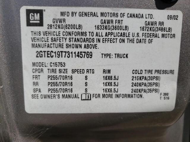 Photo 11 VIN: 2GTEC19T731145769 - GMC NEW SIERRA 