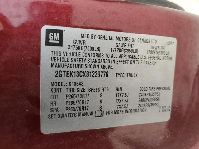 Photo 11 VIN: 2GTEK13CX81239776 - GMC SIERRA 