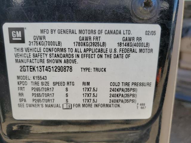 Photo 11 VIN: 2GTEK13T451290878 - GMC NEW SIERRA 