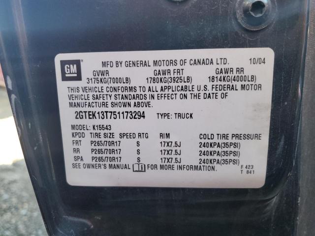 Photo 11 VIN: 2GTEK13T751173294 - GMC NEW SIERRA 