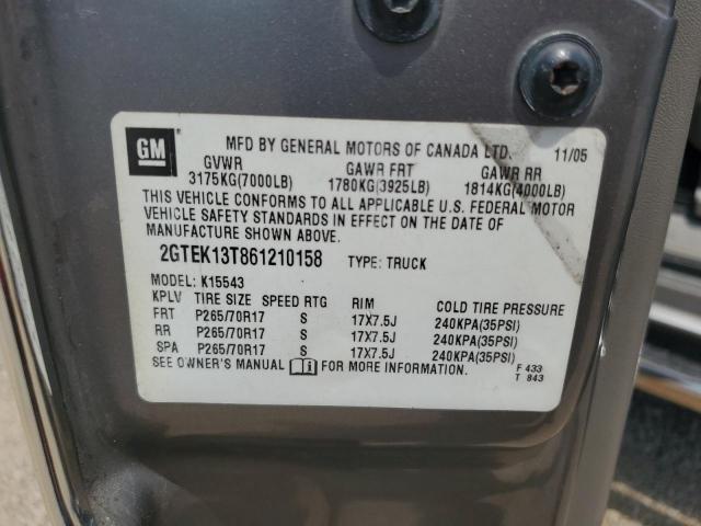 Photo 11 VIN: 2GTEK13T861210158 - GMC NEW SIERRA 