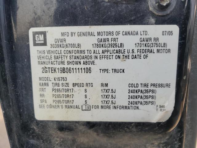 Photo 12 VIN: 2GTEK19B061111106 - GMC NEW SIERRA 