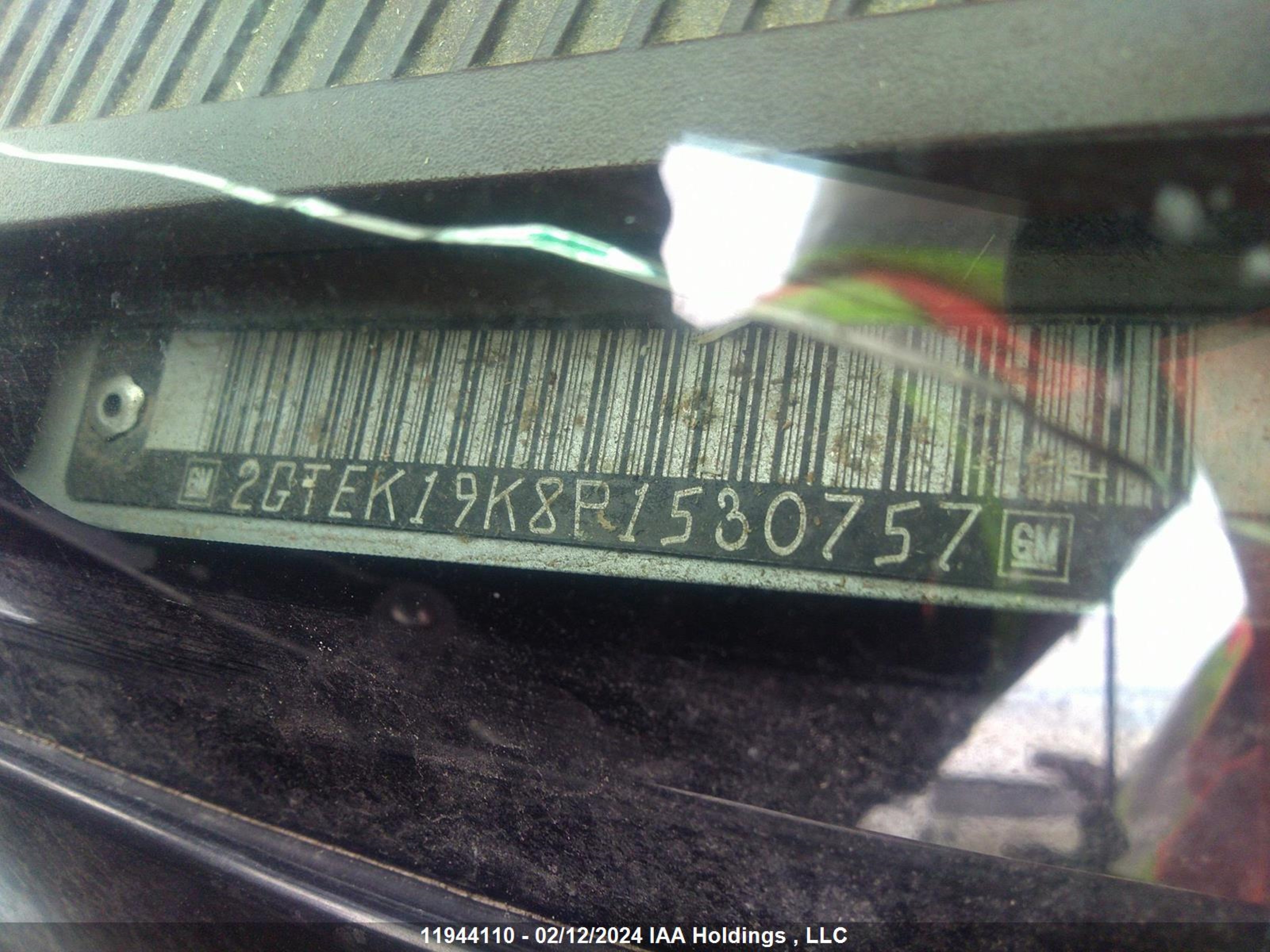 Photo 8 VIN: 2GTEK19K8P1530757 - GMC SIERRA 