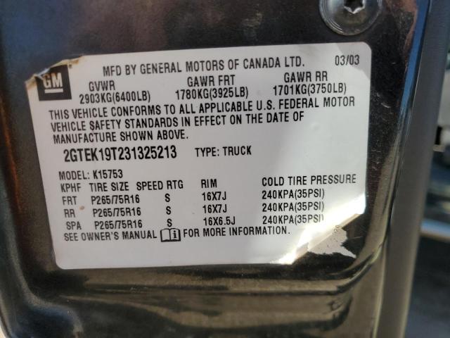 Photo 11 VIN: 2GTEK19T231325213 - GMC SIERRA 