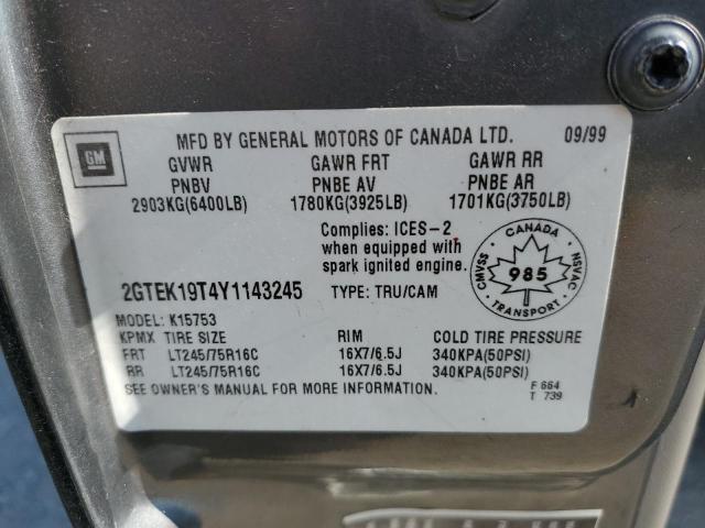 Photo 11 VIN: 2GTEK19T4Y1143245 - GMC NEW SIERRA 