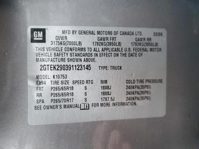 Photo 11 VIN: 2GTEK290391123145 - GMC SIERRA 