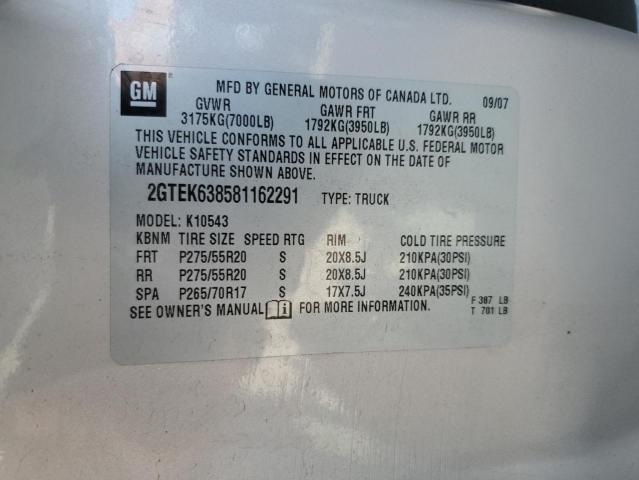 Photo 11 VIN: 2GTEK638581162291 - GMC SIERRA 