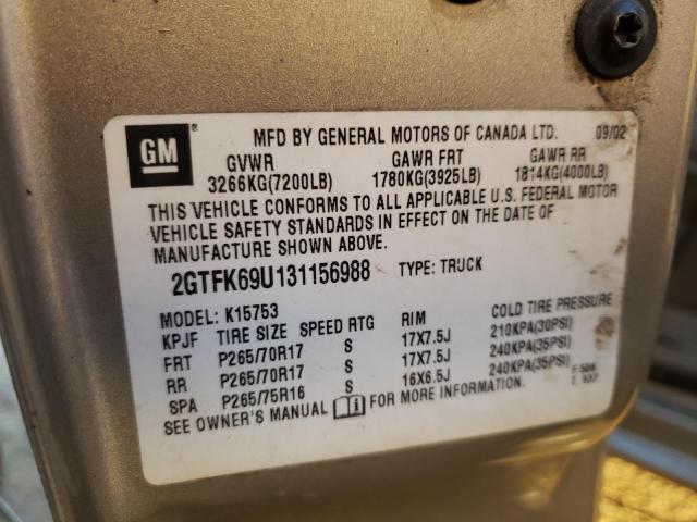 Photo 12 VIN: 2GTFK69U131156988 - GMC SIERRA K15 