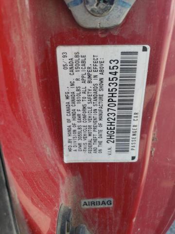 Photo 11 VIN: 2HGEH2370PH535453 - HONDA CIVIC 